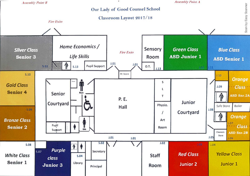 High School Layout Maps